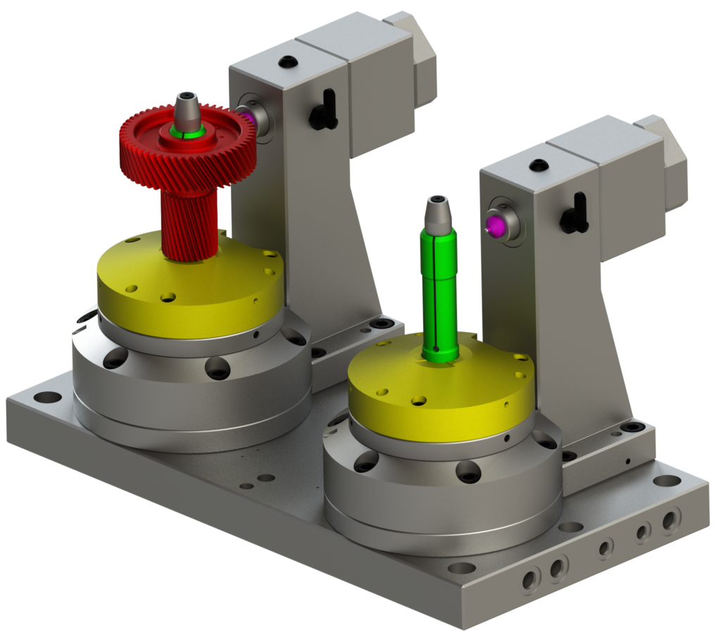 MP Collet Fixture with radial location and pokayoke air sensing. MP